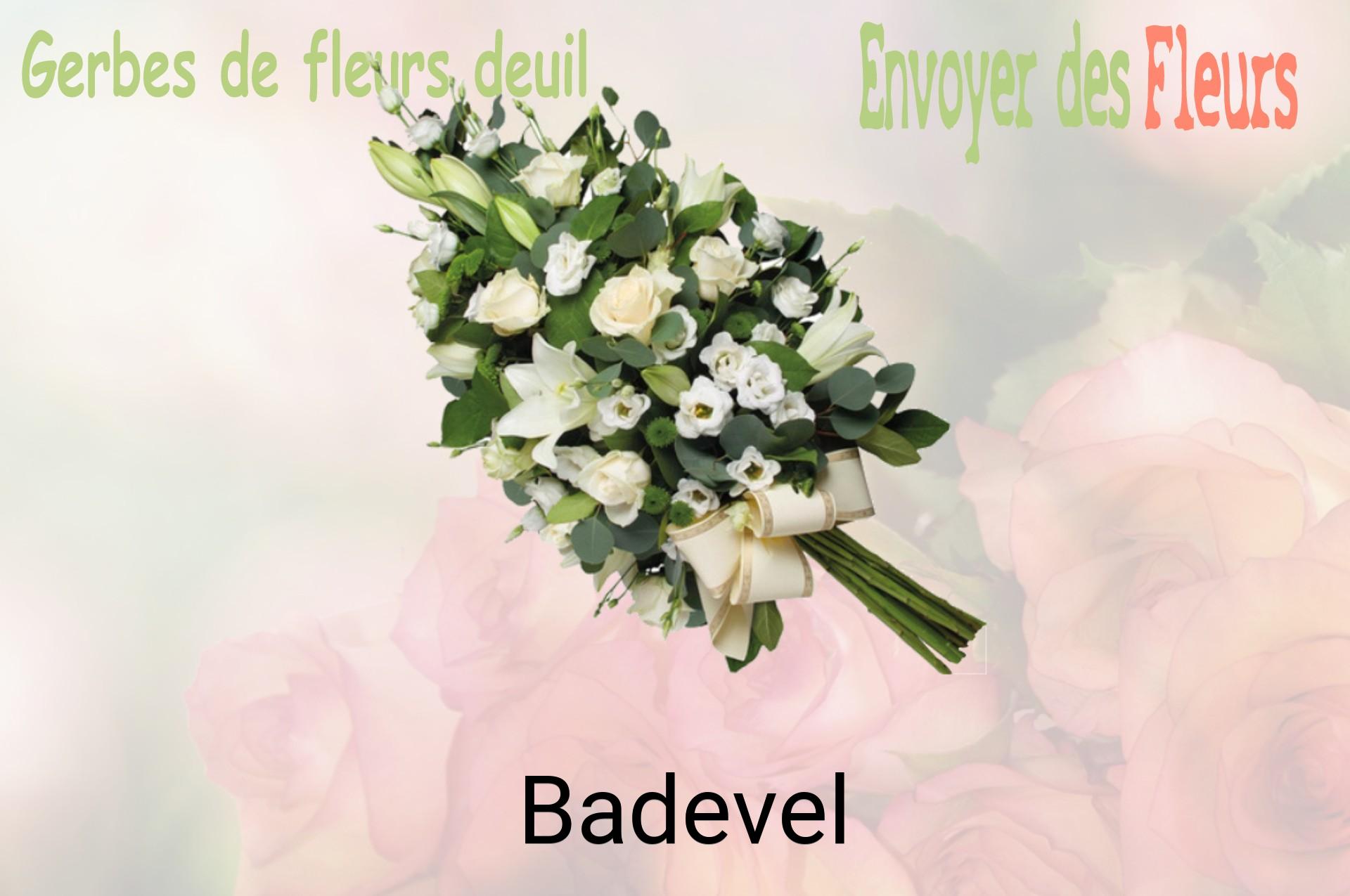 Gerbe de fleurs de deuil livrée à Badevel